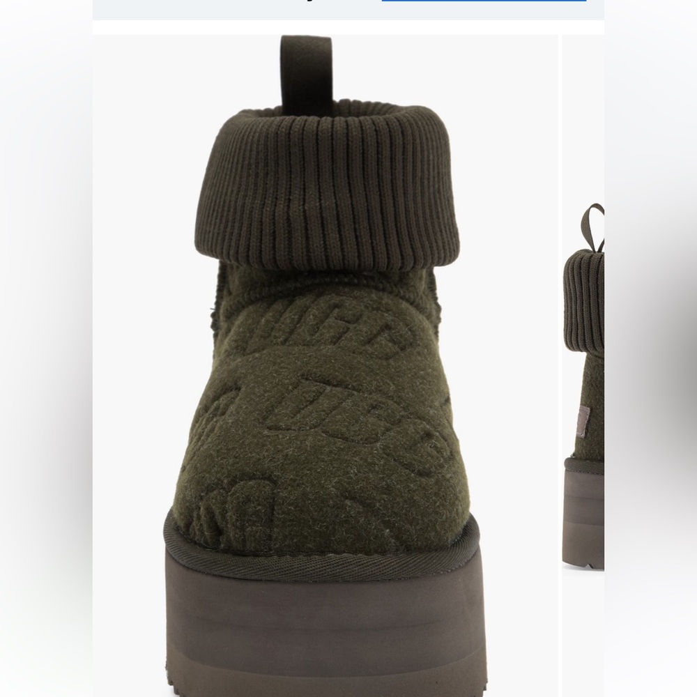 Classic mini platform Felted Ugg Boots